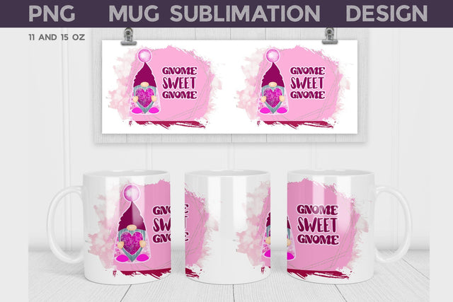 Valentines Day Mug | Valentine Mug Wrap Sublimation WatercolorColorDream 