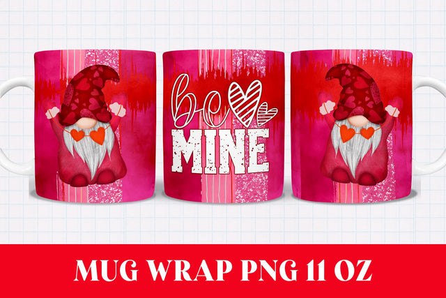 Valentine's Day Mug Wrap 11 OZ | Mug Sublimation Design Sublimation PixelKat 