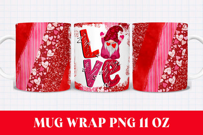 Valentine's Day Mug Wrap 11 OZ | Mug Sublimation Design Sublimation PixelKat 