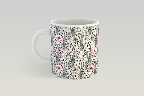 Valentines Day Mug Wrap Sublimation, Love Full Mug Wrap. Sublimation Elinorka 