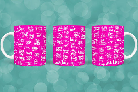 Valentines Day Mugs Wraps Sublimation I Valentines Mugs PNG Sublimation Happy Printables Club 