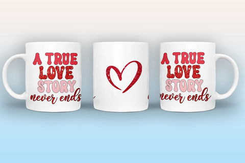 Valentines Day Mugs Wraps Sublimation I Valentines Mugs PNG Sublimation Happy Printables Club 
