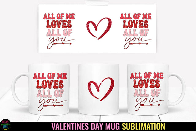 Valentines Day Mugs Wraps Sublimation I Valentines Mugs PNG Sublimation Happy Printables Club 