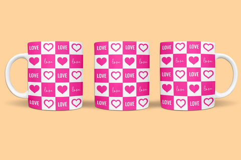 Valentines Day Mugs Wraps Sublimation I Valentines Mugs PNG Sublimation Happy Printables Club 