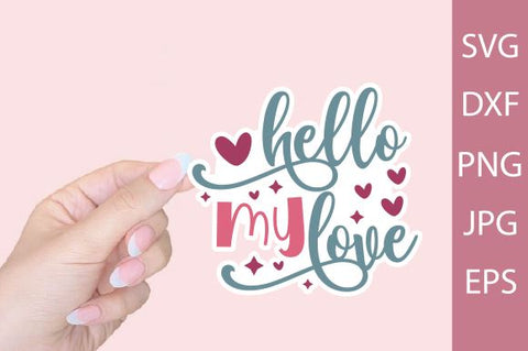 Valentine's Day Packaging Stickers Bundle SVG md faruk hossain 