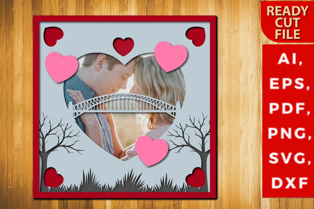 Valentines Day Photo Lightbox layer SVG SVG MD JOYNAL ABDIN 