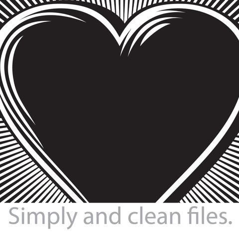 Valentine's day poster SVG TribaliumArtSF 