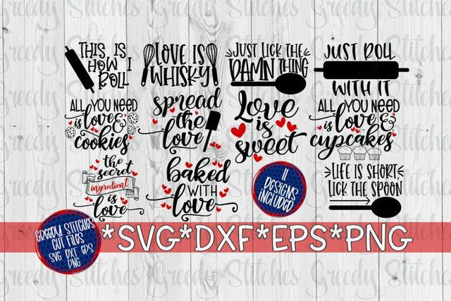 Valentine's Day Pot Holder Bundle SVG DXF EPS PNG SVG Greedy Stitches 