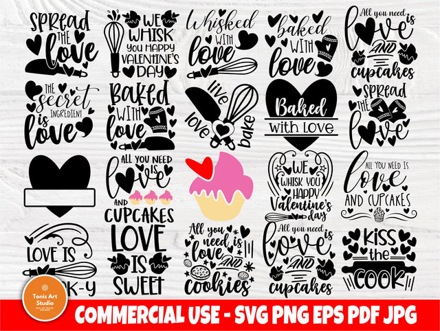 Valentines Day Pot Holder SVG Bundle, Pot holders SVG TonisArtStudio 