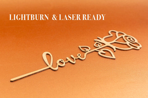 Valentine's Day Present Vector File for Laser Cutter. SVG MaramadeLaser 