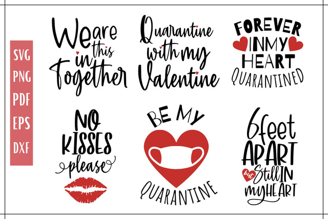 Valentines Day Quarantine SVG Bundle SVG MockupSvgVenue 