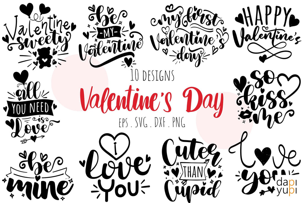 Valentine's Day Quotes Bundle - So Fontsy