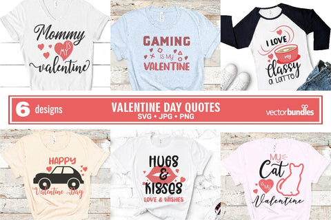 Valentines day quotes bundle svg SVG vectorbundles 