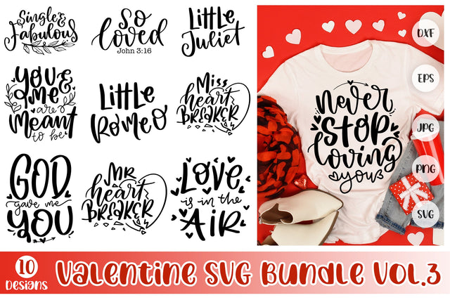 Valentines Day Quotes Bundle Vol 3 SVG dapiyupi store 