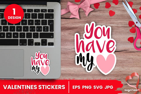 Valentine's Day Quotes Stickers SVG SvgOcean 