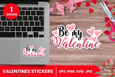 Valentines Day Stickers- Cute Stickers Valentines Day - So Fontsy