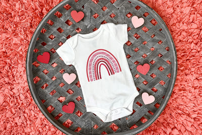 Valentine's Day Rainbow PNG | Valentine Sublimation Design Sublimation B Renee Design 