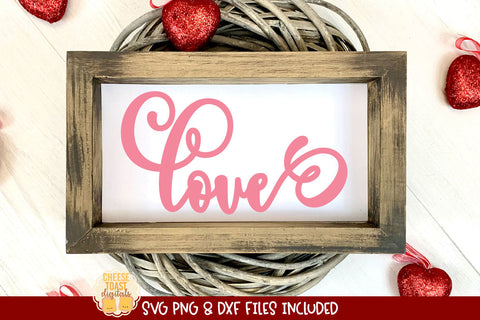 Valentine's Day Sign SVG Bundle | Love Designs for Signs SVG Cheese Toast Digitals 