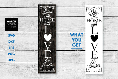 Valentines Day Sign SVG, Valentines Welcome Sign SVG, Front Door Valentines Day Sign SVG SVG March Design Studio 