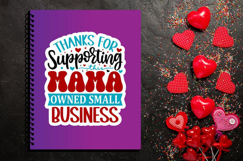 Valentine's Day Small Business Stickers Bundle Sublimation Regulrcrative 