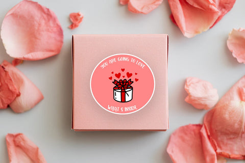 Valentine's Day Small Business Stickers I Thank You Stickers SVG Happy Printables Club 
