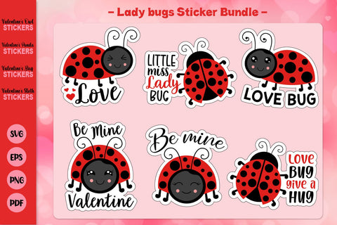 Valentine's Day Sticker Mega Bundle, Stickers Bundle, Valentines Stickers SVG SvgMonkeys 
