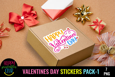 Valentine's Day Stickers- Printable Valentines Day Stickers SVG Happy Printables Club 