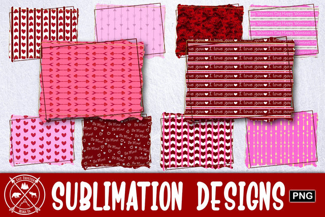 Valentines Day Sublimation Backgrounds|sublimation PNG Sublimation Last Frontier Design Co. 
