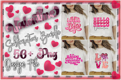 Valentine's Day Sublimation Bundle Sublimation Creativeart88 