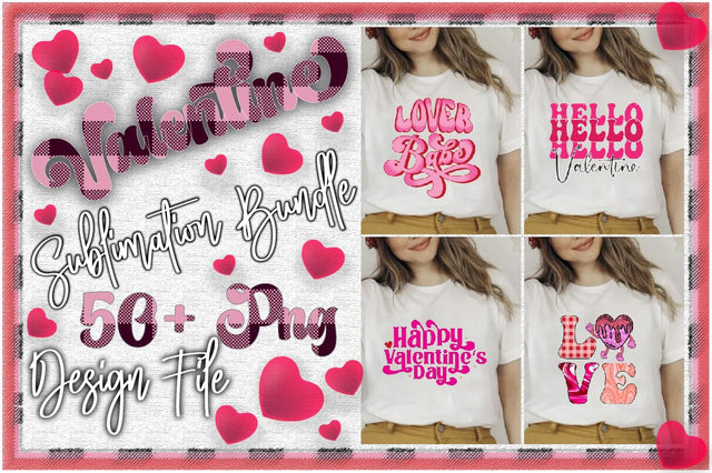 Valentine's Day Sublimation Bundle Sublimation Creativeart88 