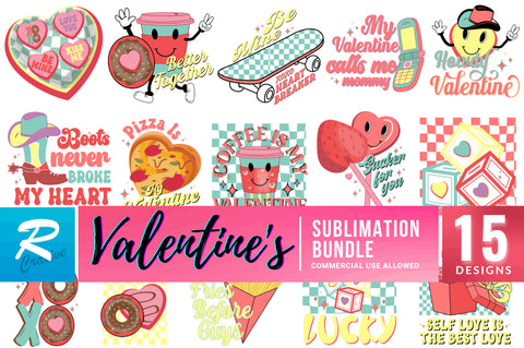 Valentine's Day Sublimation Bundle Sublimation Regulrcrative 