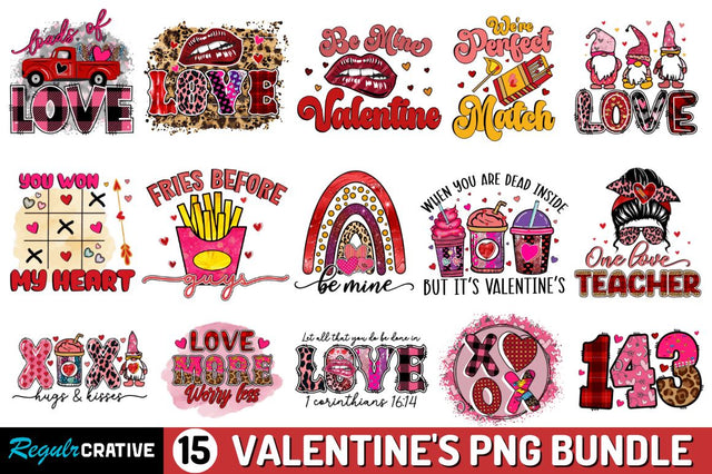 Valentine's Day Sublimation Bundle Sublimation Regulrcrative 