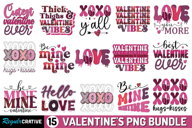 Valentine's Day sublimation Bundle Sublimation Regulrcrative 