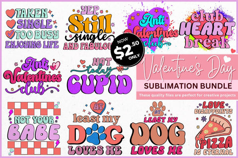 Valentine's Day Sublimation Bundle Sublimation Regulrcrative 