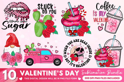 Valentine's Day Sublimation Bundle Sublimation Regulrcrative 