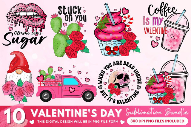 Valentine's Day Sublimation Bundle Sublimation Regulrcrative 