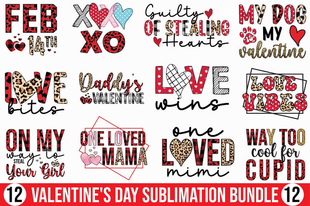 Valentine's Day Sublimation Bundle Sublimation SVGista 