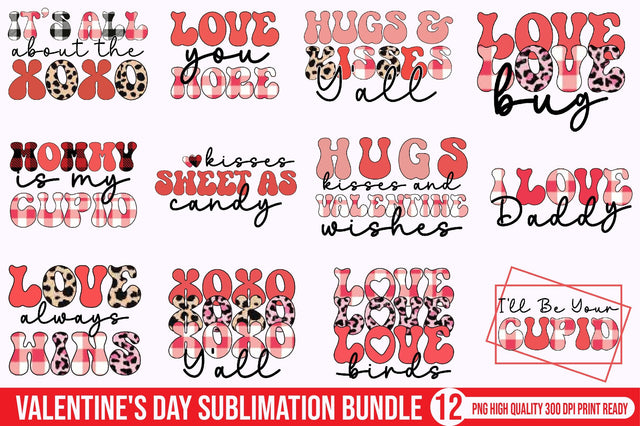 Valentine's Day Sublimation Bundle Sublimation SVGista 