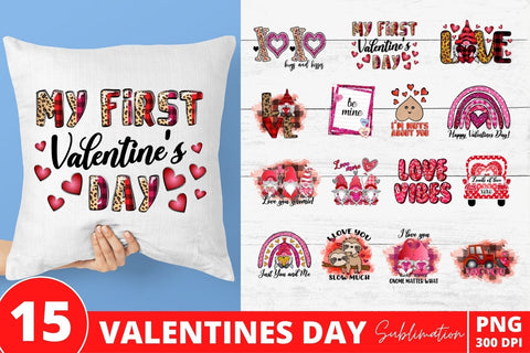 Valentines Day Sublimation Bundle Sublimation SvgOcean 