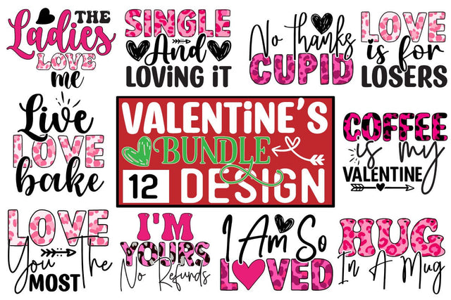 Valentine's Day Sublimation Bundle SVG CraftingStudio 