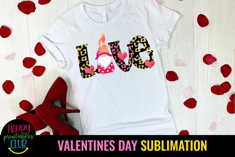 Valentines Day Sublimation Bundle- Valentine Sublimation PNG Sublimation Happy Printables Club 