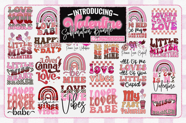 Valentine's day Sublimation Bundle Vol-2 Sublimation Creativeart88 