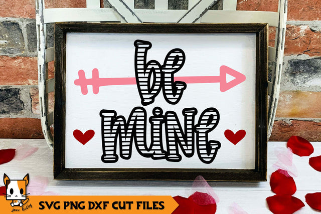 Valentine's Day SVG | Be Mine SVG Zen Kitty 