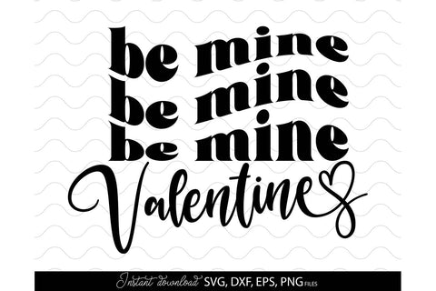 Valentines Day SVG, Be Mine Valentine SVG, Valentines SVG, Happy Valentines Day SVG, Heart SVG SVG March Design Studio 