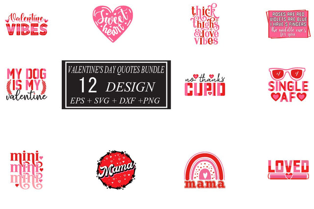 Valentine's day SVG bundle 12 design SVG svgteam 