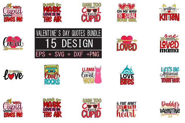 Valentine's day SVG bundle 15 design SVG svgteam 