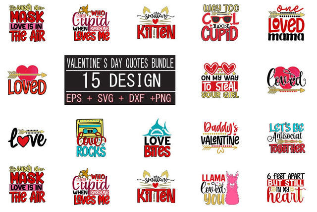 Valentine's day SVG bundle 15 design SVG svgteam 