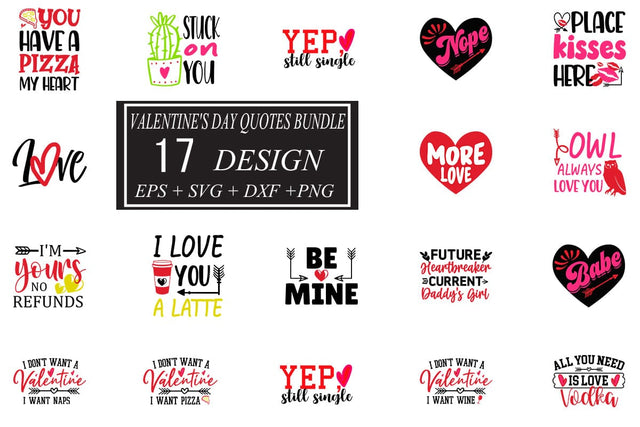 Valentine's day SVG bundle 17 design SVG svgteam 