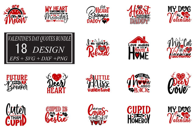 Valentine's day SVG bundle 18 design SVG svgteam 