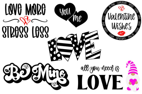Valentine's Day SVG Bundle | 26 Designs SVG B Renee Design 